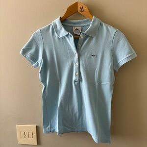 Lacoste Light Blue Short Sleeve Polo Shirt